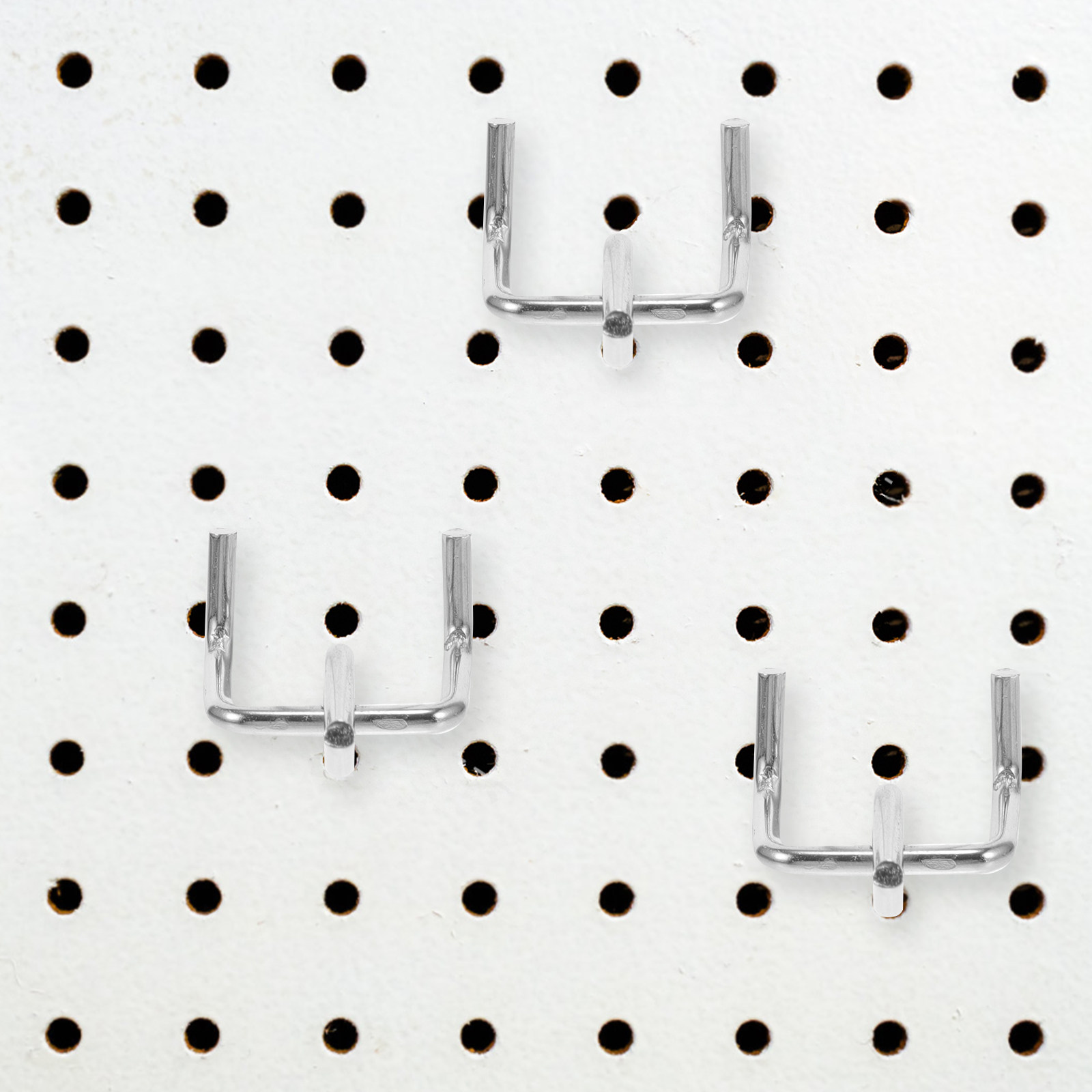 Workshop Tools Display - 50Pcs Electroplated Steel Pegboard Hooks Heavy