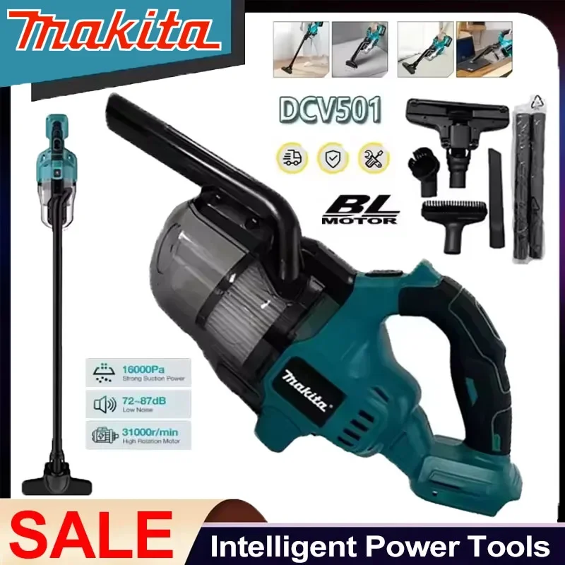 Workshop Cleaning Tools - Makita Cordless Power Tool Electric Vacuum