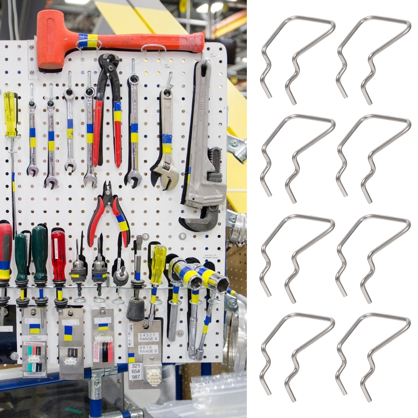 12Pcs Heavy Duty Stainless Ste - Workshop Tools Display recensie en prijs