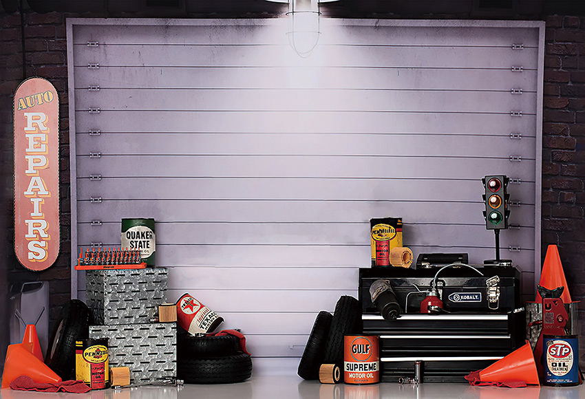 Mehofond Auto Repairs Garage P - Workshop Tools Background recensie en prijs