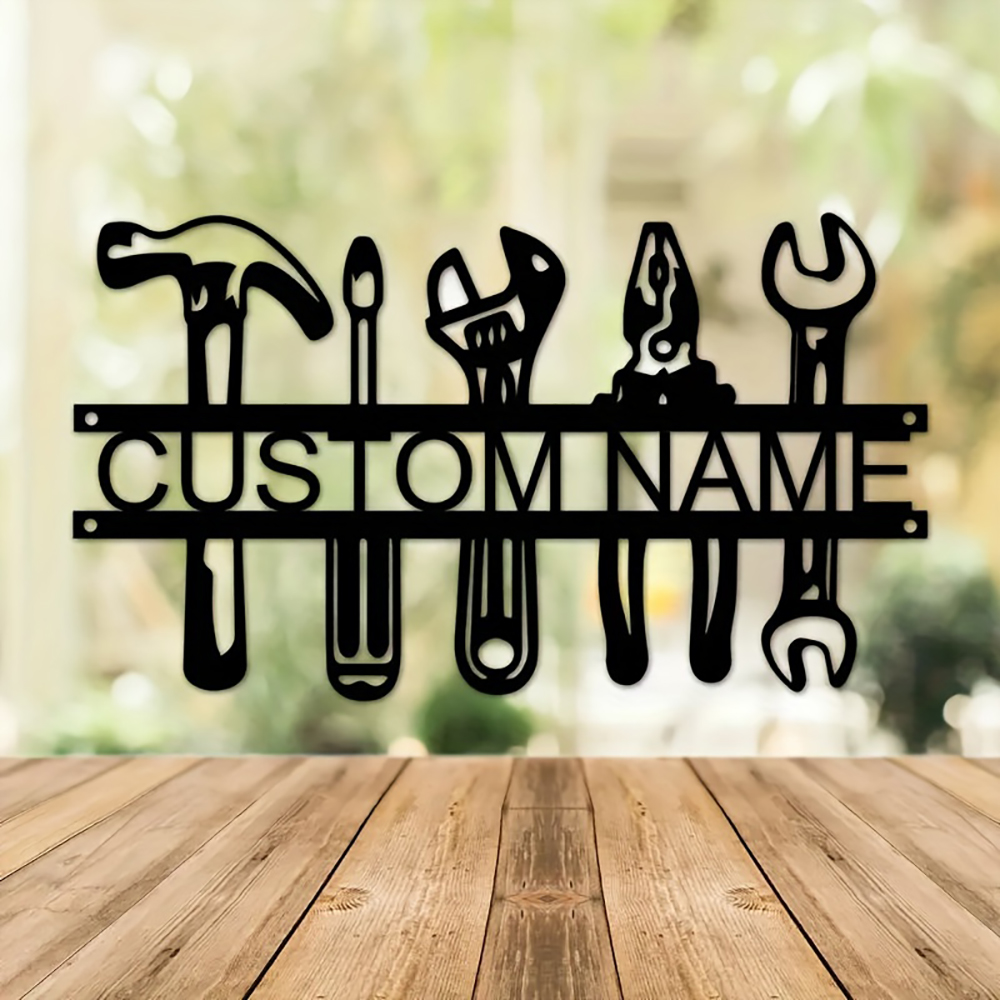 Customized Name Industrial Sty - Workshop Tools Name recensie en prijs