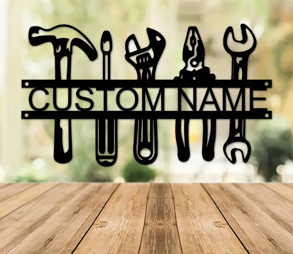 Customized Name Industrial Sty - Workshop Tools Name recensie en prijs