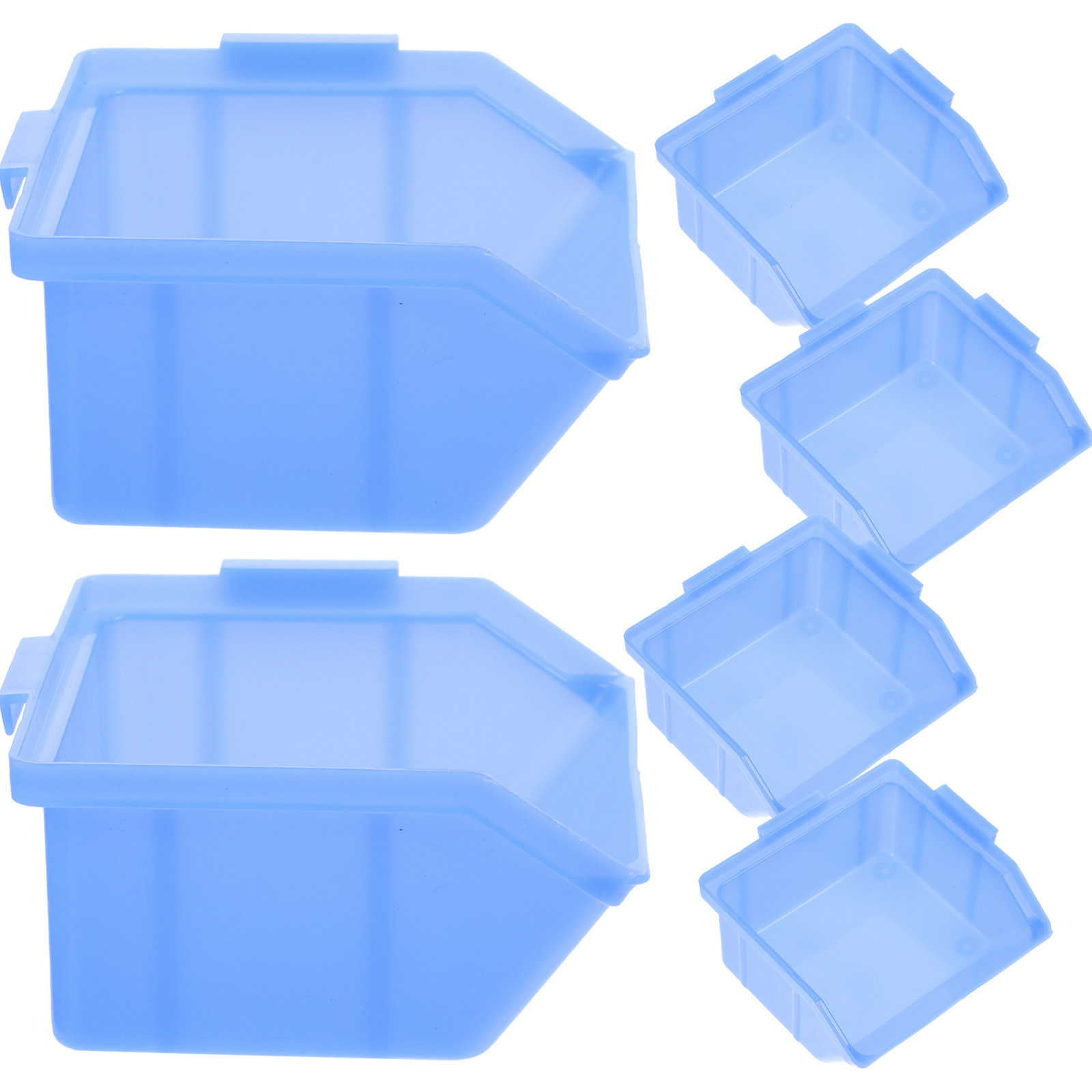 6Pcs Heavy Duty PP Plastic Par - Tools Box For Workshop recensie en prijs