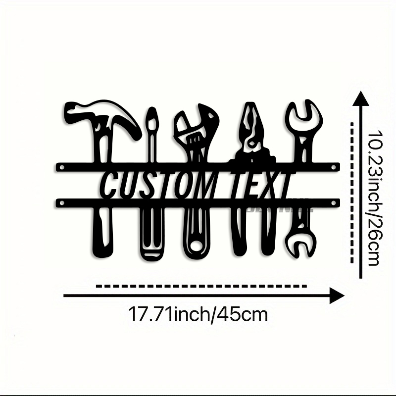 DIY Industrial Style Iron Wall - Workshop Tools Name recensie en prijs