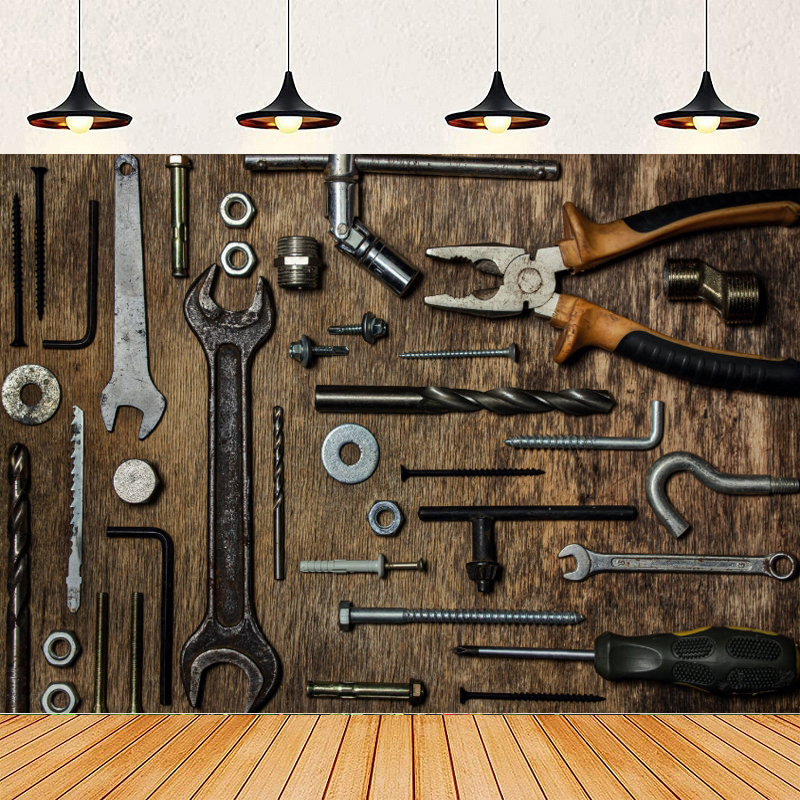 Rustic Old Tools Photography B - Workshop Tools Background recensie en prijs