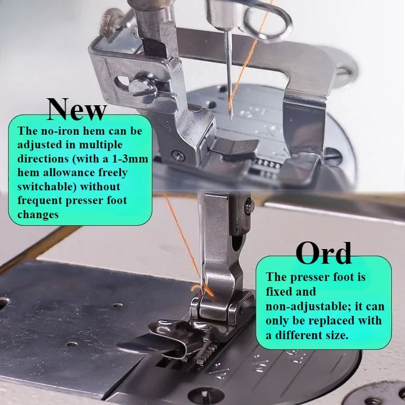 Adjustable No-Iron Hemmer Foot - Workshop Tools Machine recensie en prijs