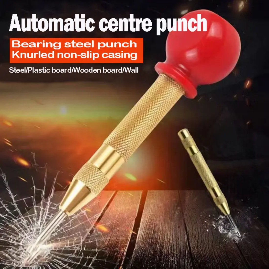 Center Punch with Cap, Automat - Tools For Metal Workshop recensie en prijs