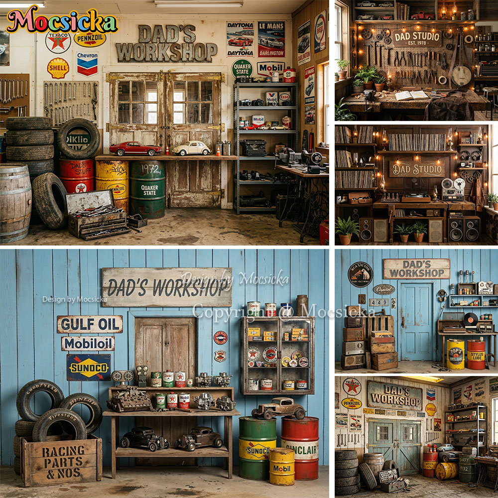 Mocsicka Dad's Workshop Photog - Workshop Tools Background recensie en prijs