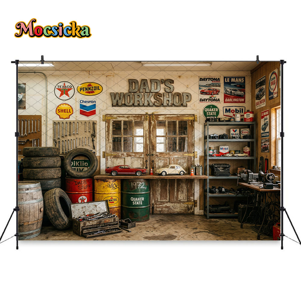 Mocsicka Dad's Workshop Photog - Workshop Tools Background recensie en prijs