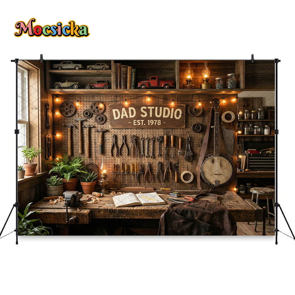 Mocsicka Dad's Workshop Photog - Workshop Tools Background recensie en prijs