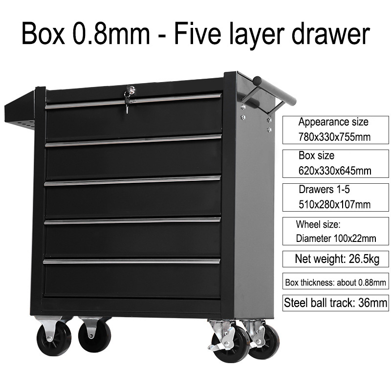 5 Drawer Storage Tool Box Trol - Tools Box For Workshop recensie en prijs