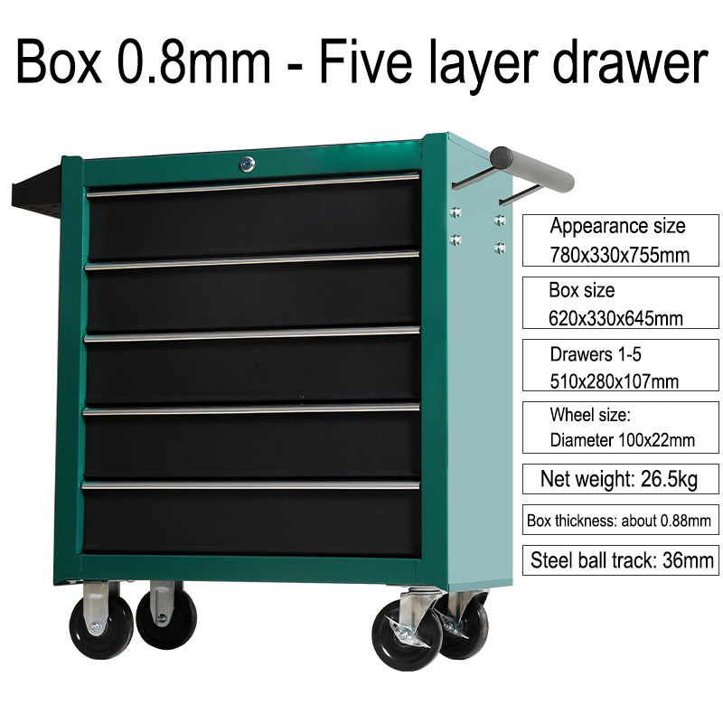 5 Drawer Storage Tool Box Trol - Tools Box For Workshop recensie en prijs