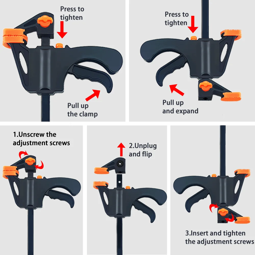 4/6/8 Inch F-Style Woodworking - Clamp Set F Style recensie en prijs