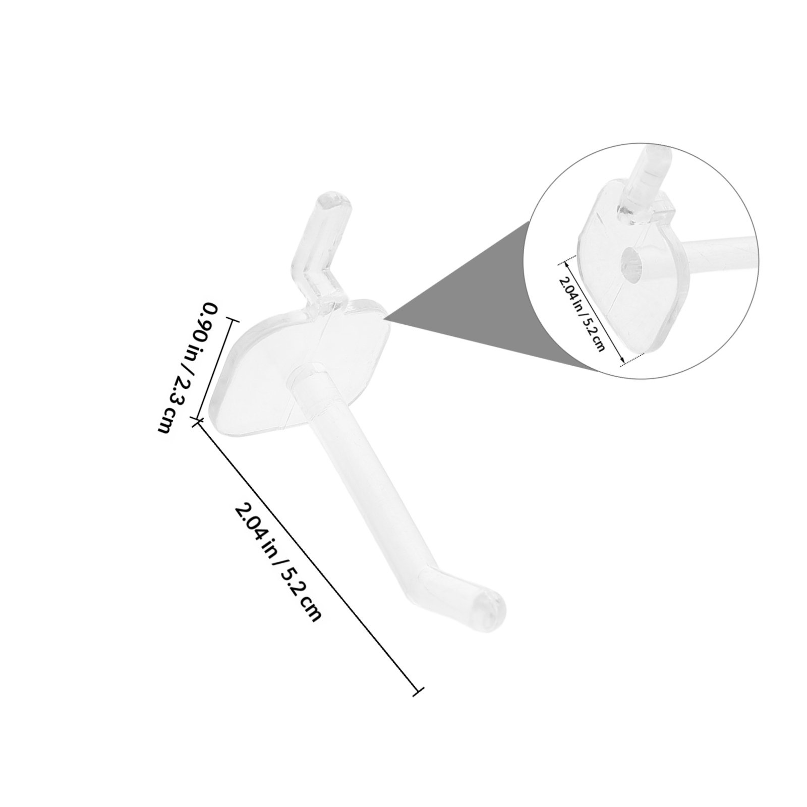50Pcs Transparent Plastic Hook - Workshop Tools Display recensie en prijs
