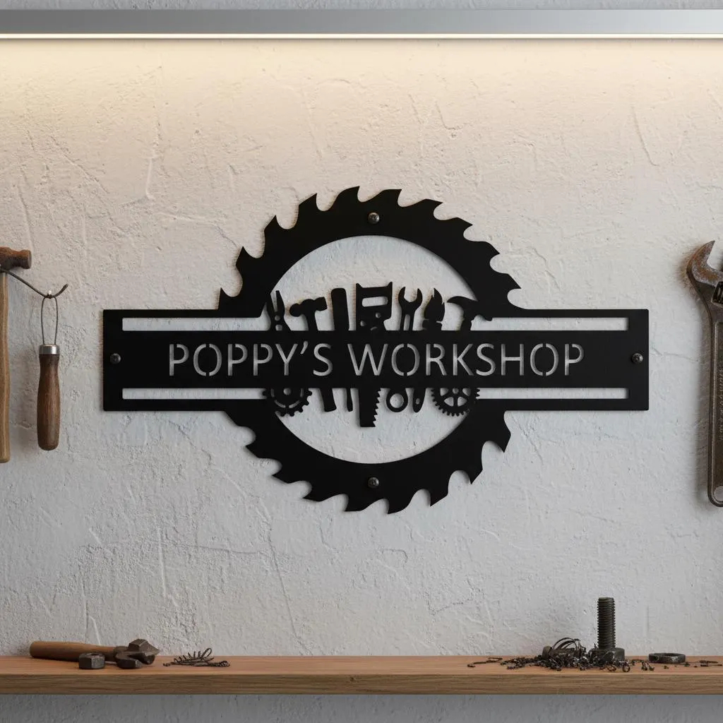 Custom Garage Name Sign,Worksh - Workshop Tools Name recensie en prijs
