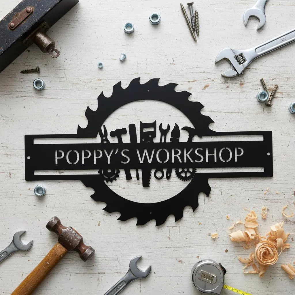 Custom Garage Name Sign,Worksh - Workshop Tools Name recensie en prijs