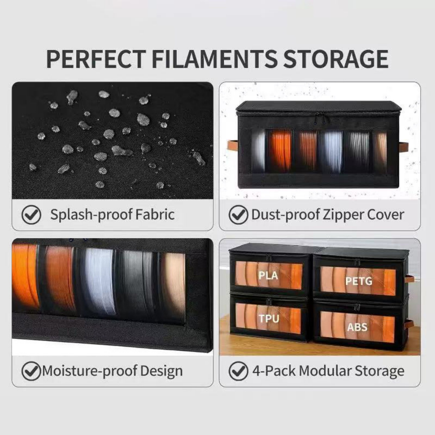 1/2/4pcs 3D Printer Filament S - Tools Box For Workshop recensie en prijs