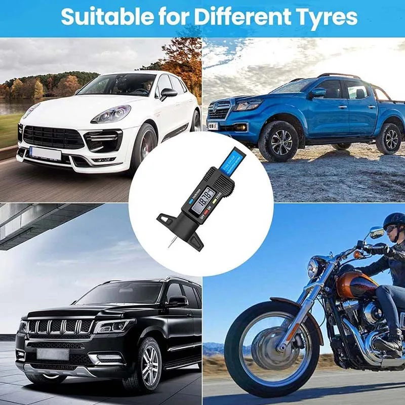 Digital Motorcycle Car Tire Ty - Workshop Measuring Tools recensie en prijs