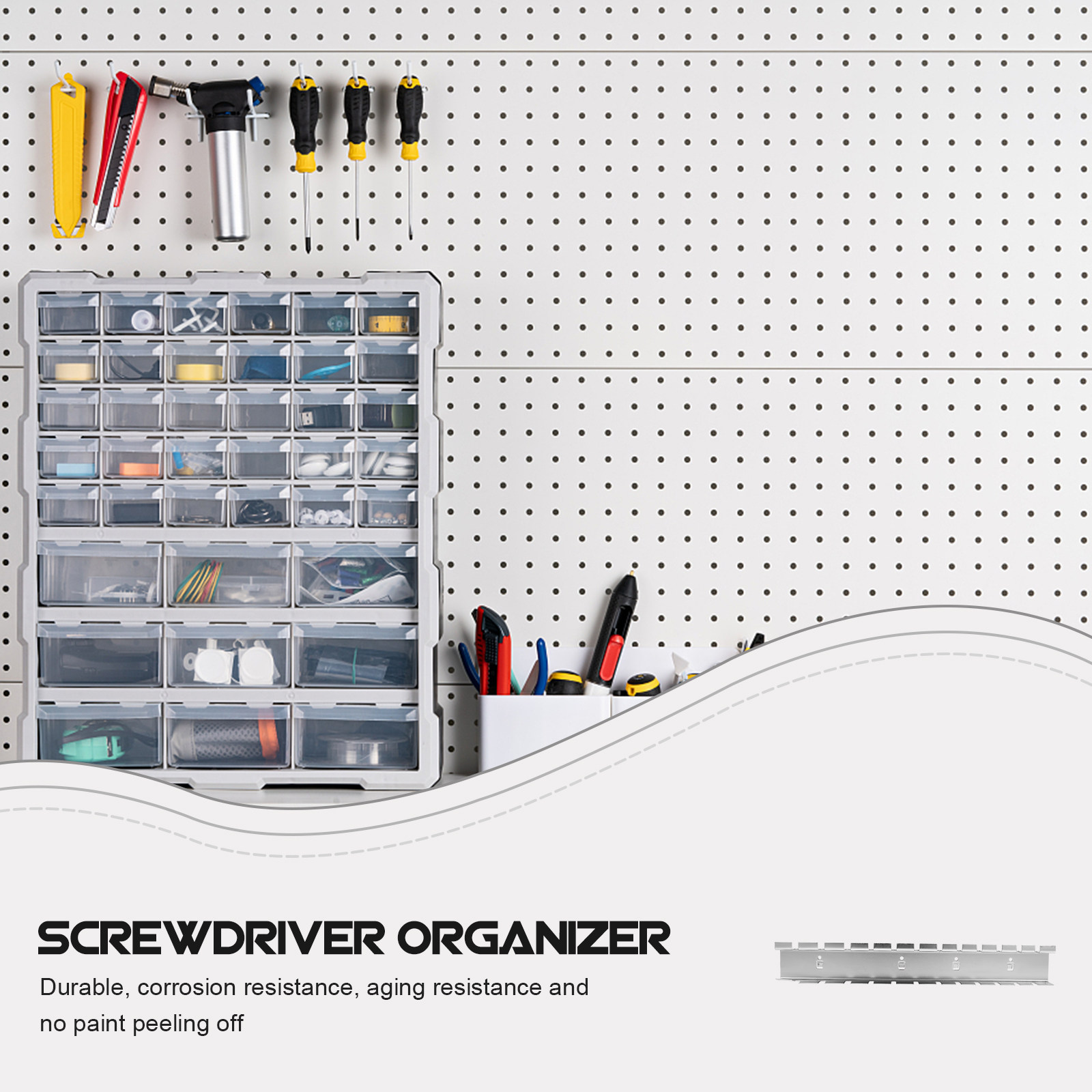 1Pcs Premium Steel Pegboard Sc - Workshop Tools Display recensie en prijs
