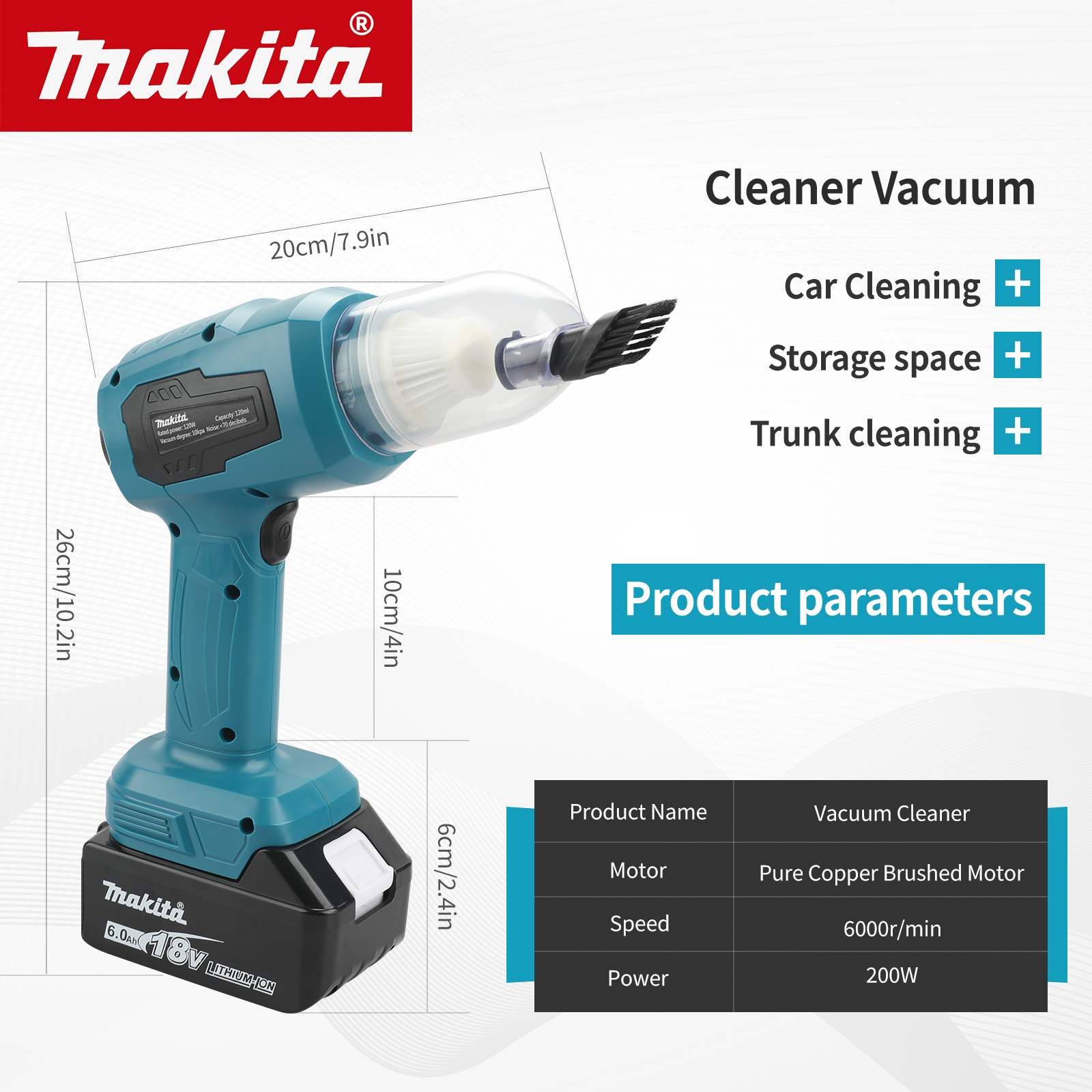 Makita M213 18V Cordless Vacuu - Workshop Cleaning Tools recensie en prijs