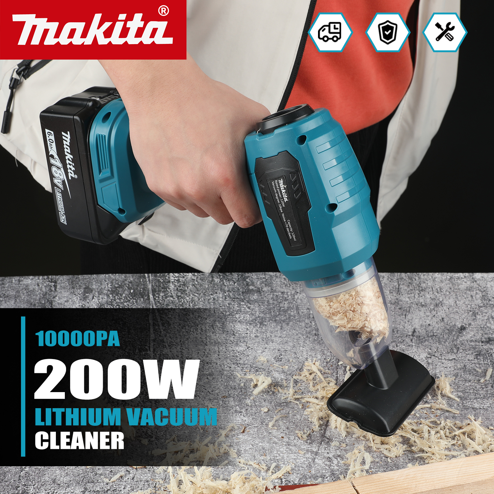 Makita M213 18V Cordless Vacuu - Workshop Cleaning Tools recensie en prijs