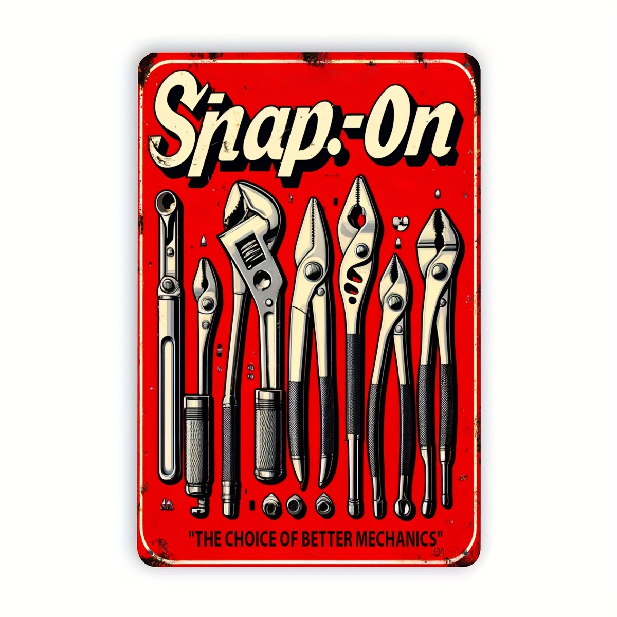 High Definition Tin Sign Vinta - Workshop Tools Definition recensie en prijs