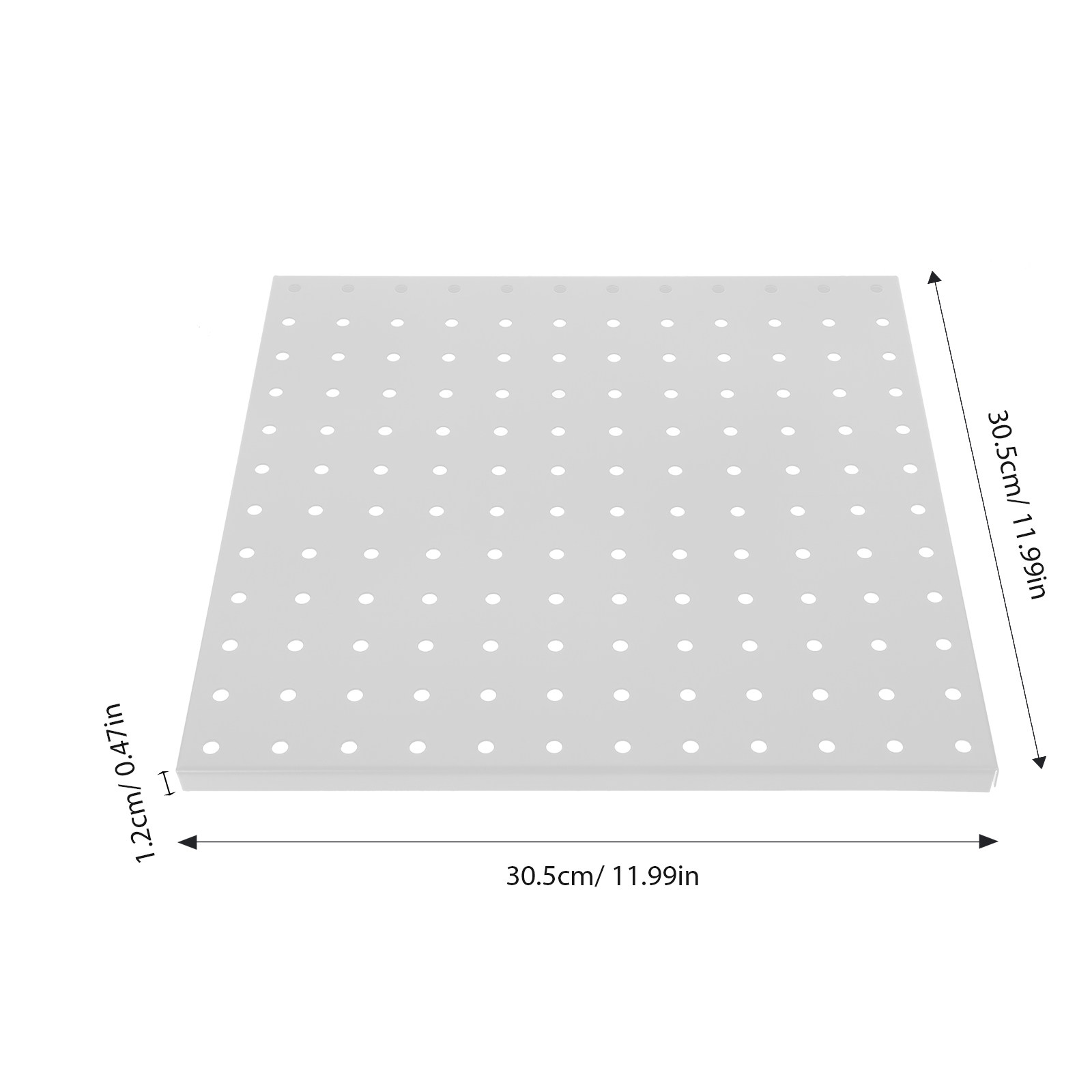 1Set Heavy Duty Metal Pegboard - Workshop Tools Display recensie en prijs