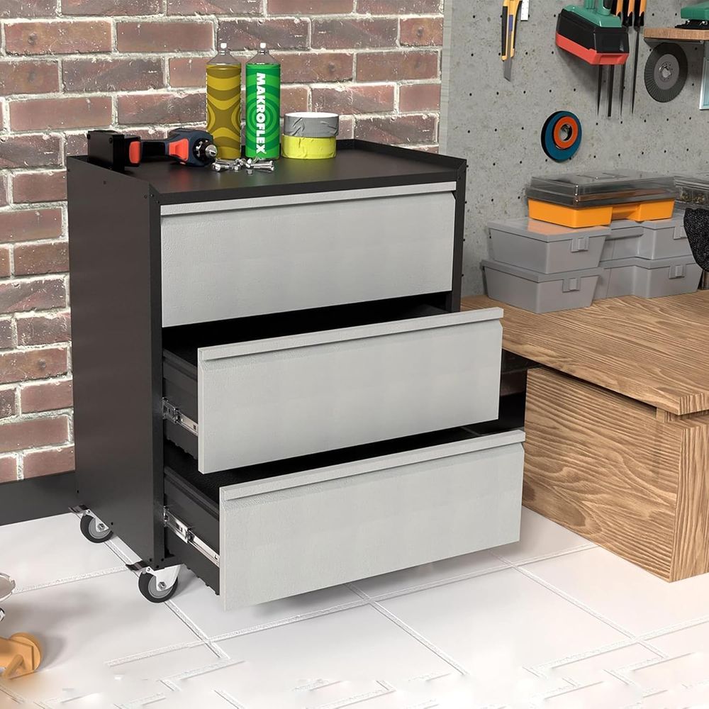 3-Drawer Mobile Metal Tool Che - Tools For Metal Workshop recensie en prijs