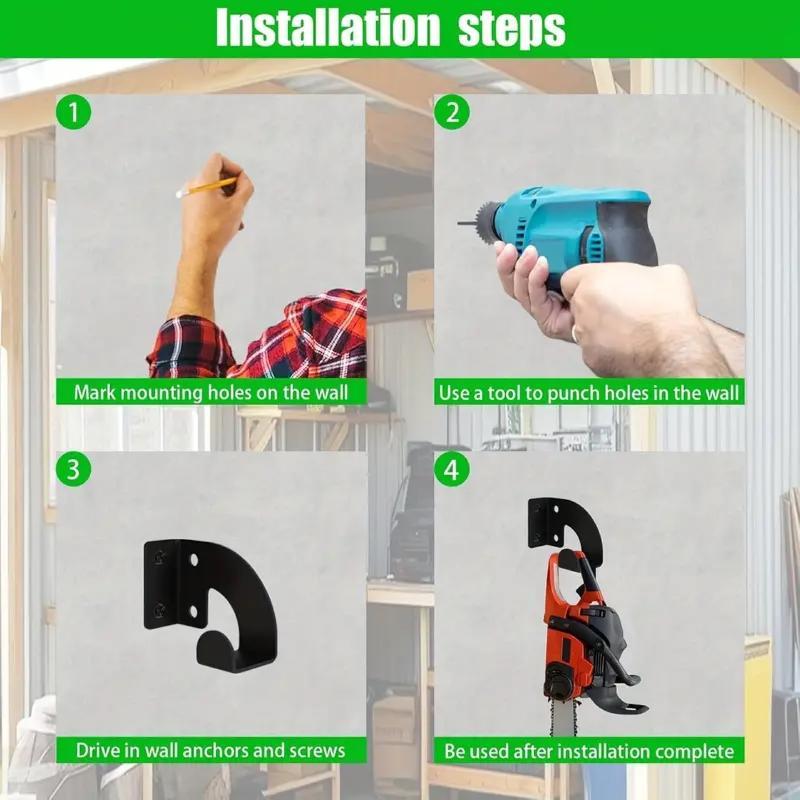 Chainsaw Wall Mount Heavy Duty - Tools For Metal Workshop recensie en prijs