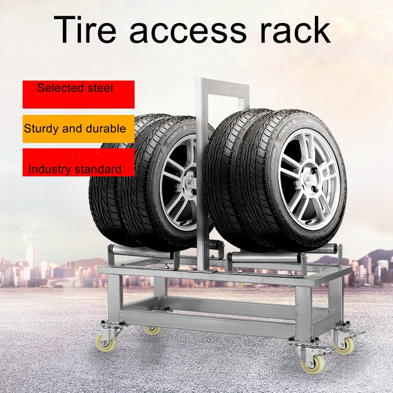 Auto workshop mobile tire rack - Workshop Tools Display recensie en prijs