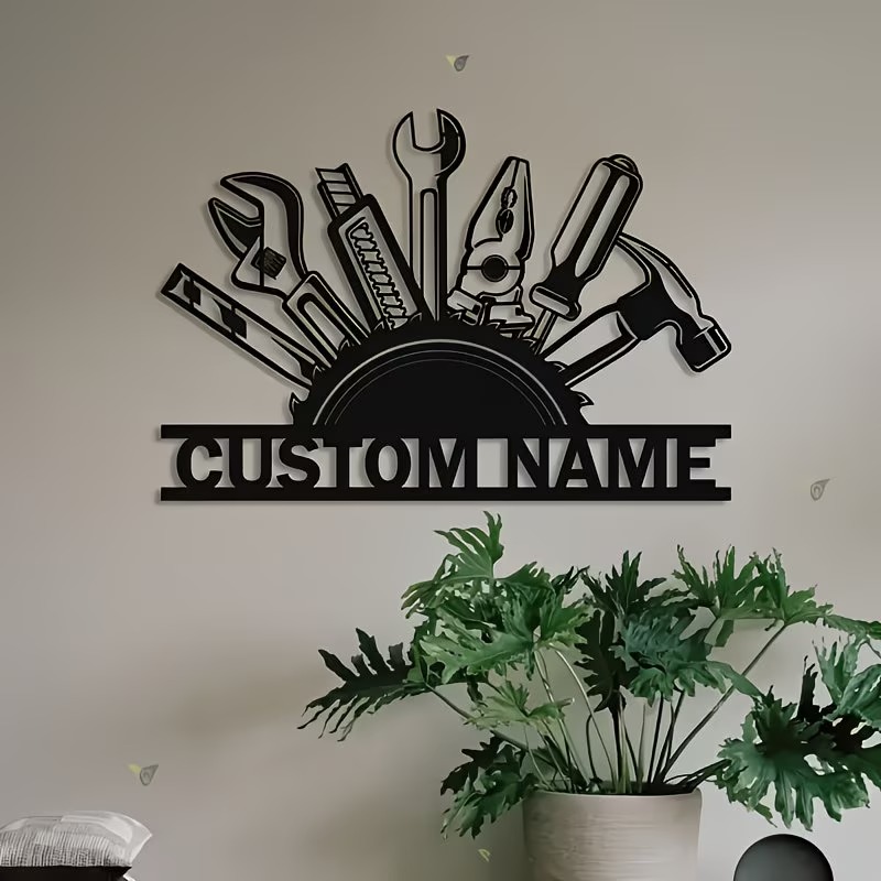 Custom Metal Tool Wall Art - P - Workshop Tools Name recensie en prijs