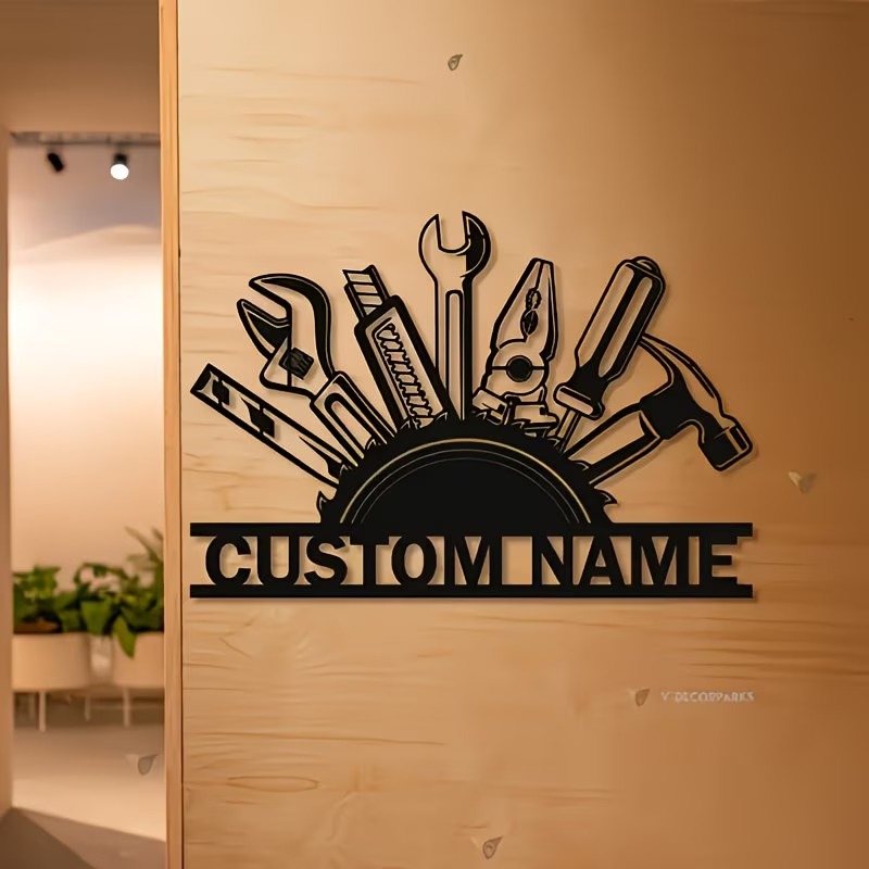 Custom Metal Tool Wall Art - P - Workshop Tools Name recensie en prijs